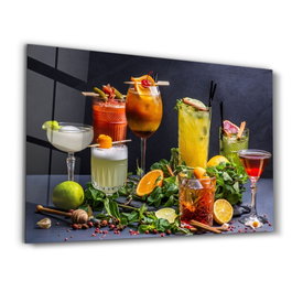Wallity VFT-2051 Pintura Decorativa de Vidrio Templado Multicolor 46 x 72 cm